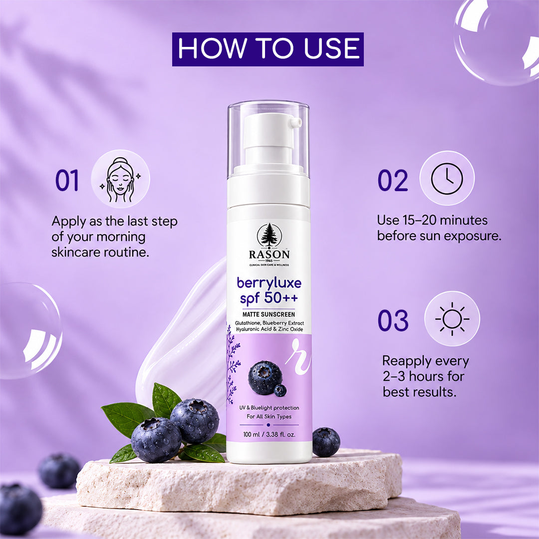 BerryLuxe SPF 50++ Matte Sunscreen