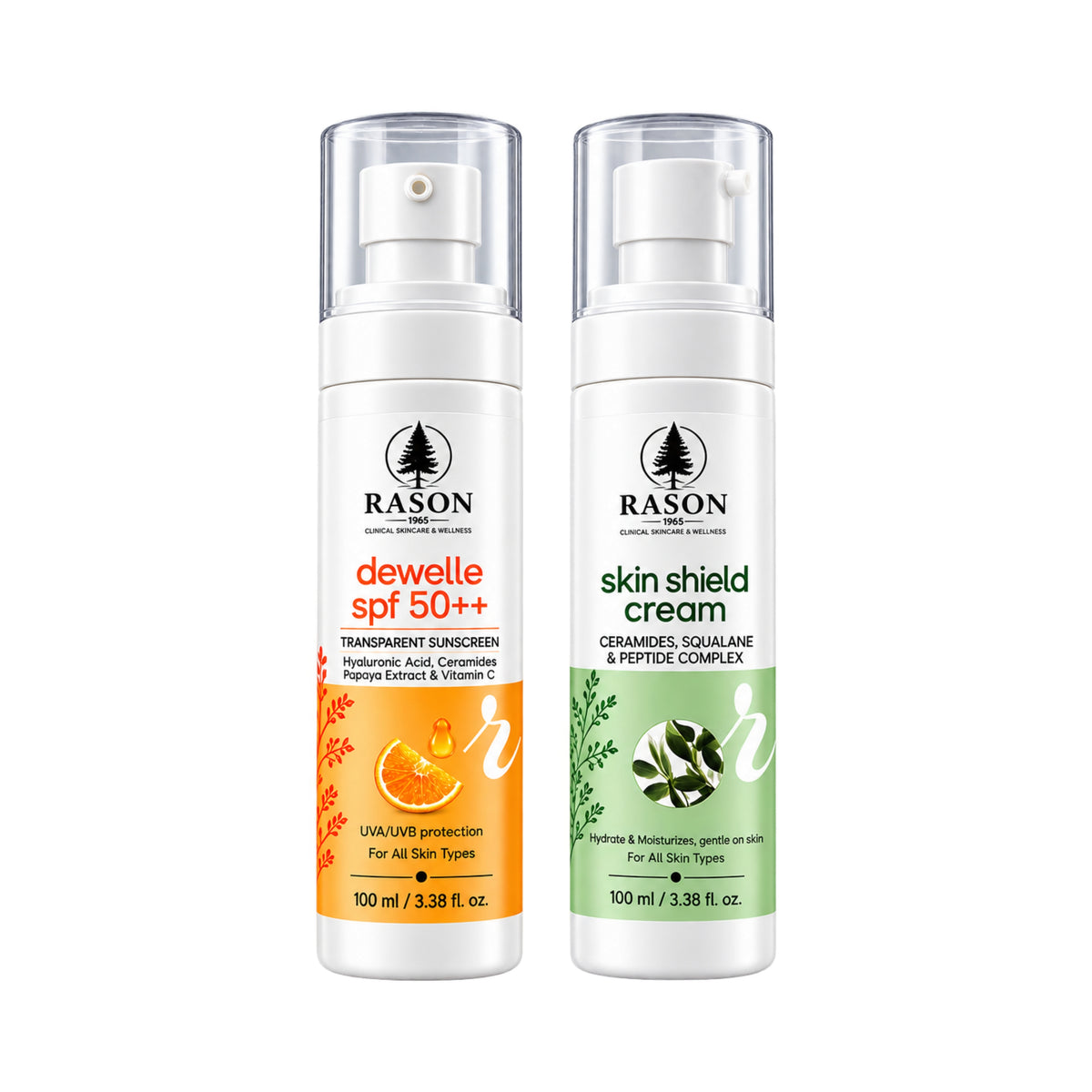 Dewelle SPF 50++ + Skin Shield Cream Combo